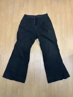 HARE ブラック ワークパンツ フレア