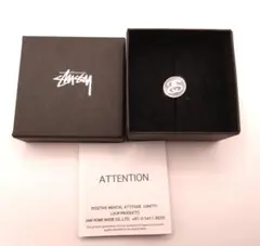stussy ピンズ vintage加工 ピンバッジ非売品silver 925