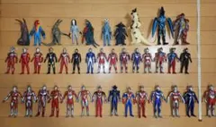 【Used】☆ウルトラマン 怪獣 ソフビ フィギュア 39体セット☆のサムネイル