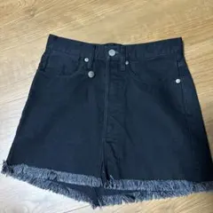 Firsthand ブラック フリンジタイトスカート