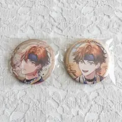 にじさんじ 3SKM 2周年 缶バッジ 北見遊征 和装 2種セット