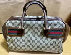gucci オールドグッチ シェリーライン ボストンバックのサムネイル