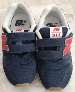 New Balance PO313NV 17.5cm ネイビー/レッド