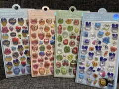 3D立体シール4枚セット☆