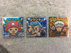 【良品】ワンピースマンコレクターシール(3枚)