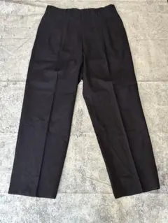 スラックス ワイド テーパード センタープレス きれいめ 古着