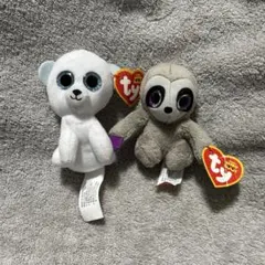 マクドナルド ハッピーセット ty ナマケモノ ホッキョクグマ ぬいぐるみ