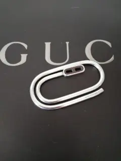 GUCCI グッチ マネークリップ シルバー 銀 ロゴ メタルヴィンテージのサムネイル