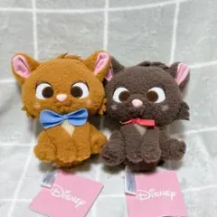 ディズニー おしゃれキャット 赤いほっぺ ぬいぐるみ 2体セット