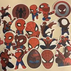 スパイダーマン 防水ステッカーセット 35枚シール