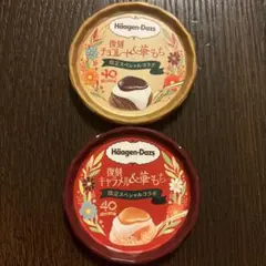 기간 한정 하겐다즈 뚜껑 2개 세트