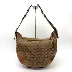 コーチ シグネチャー ハンドバッグ ワンショルダーバッグ キャンバス レザー