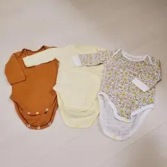 UNIQLO ベビー肌着 ボディスーツ 70cm 3点セット