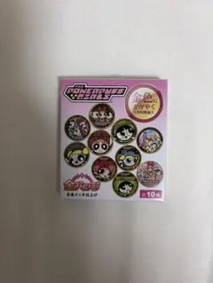 パワーパフガールズ 金バッジ 合金メッキ仕上げ 缶バッジ