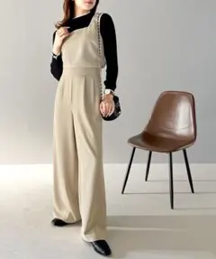 RIRIYANO×クラシカルエルフコラボ》スクウェアネックパンツセットアップ L