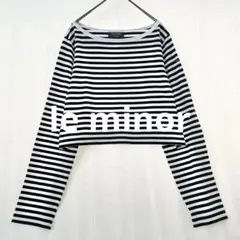 ルミノアle minorクロップドボーダーカットソーロンt1ガリャルダガランテ