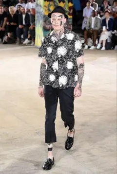 JUNYA WATANABE MAN 花柄 半袖シャツ xs