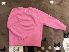 UNIQLO ピンク クルーネックセーター 130