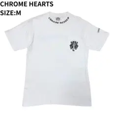 CHROME HEARTS クロムハーツ ネックロゴ ダガー ポケット Tシャツ