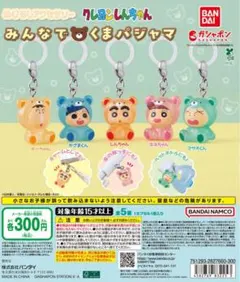 クレヨンしんちゃん みんなでくまパジャマ めじるしアクセサリー コンプリート版