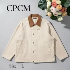 CPCM シーピーシーエム ジャケット アイボリー ブラウン 大きめ ゆったりのサムネイル