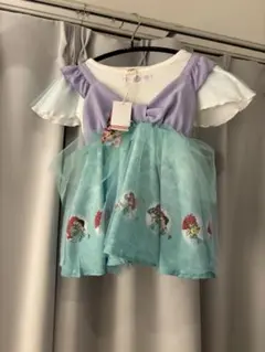 しまむら ディズニー リトシー アリエル なりきりワンピース