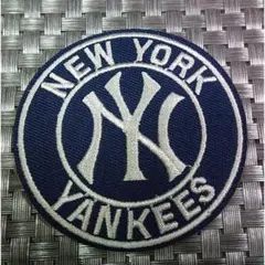 《紺円ＮＹ》球魂■新品 ニューヨーク・ヤンキース野球 ベースボール 刺繍ワッペン