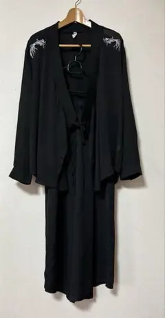 メンズ　甚平　セットアップ　XL