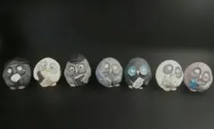 縁起物　７フクロウ置物