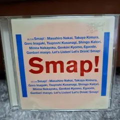 SMAP! Let's Listen! Let's Drink! CD