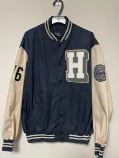 beams Heart スタジャン ネイビー/ベージュ