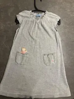 ファミリア 120cm ワンピース グレー ファミちゃん