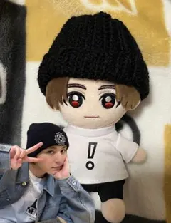 山田涼介 ぬいぐるみ用 ニット帽 黒