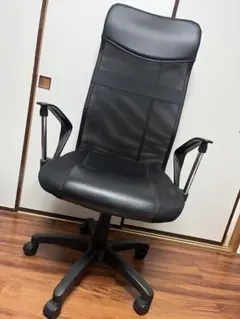 黒 メッシュハイバックオフィスチェア