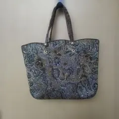 A22/【皇室御用達】ヴィンテージLumy ルミーはしもと ビーズ刺繍バッグ