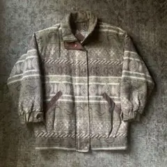 【入手困難】ペイズリー柄 ジャケット 玉虫色 レトロ モード vintage