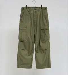 NigelCabourn アーミーカーゴパンツ 34 ダークグリーンのサムネイル