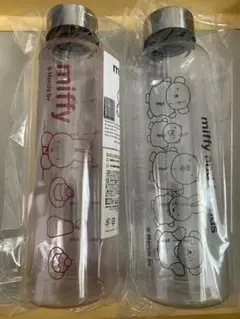 新品未使用　STARBUCKS+ Miffy ウォーターボトル ピンク 海外限定スタバxミッフィ】ステンレススティールウォーター