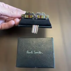 Paul Smith ストライプカフスボタン