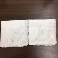 スワトウ  レースハンカチ 2枚セット