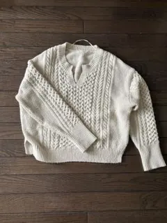 GU ニット　XL ベージュ