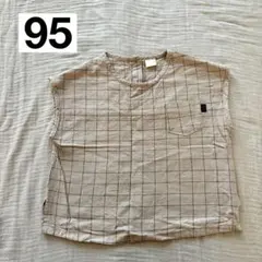 tete a tete(テータテート)チェック柄 ノースリーブ 95cm