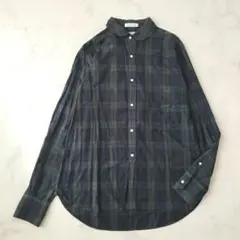 希少美品✨マディソンブルー CHELSEA SHIRT B刺繍 グリーン 05のサムネイル