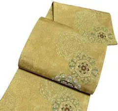 袋帯 金泥箔 楓 松竹梅 孔雀 金糸 着物 帯 053k p - メルカリ