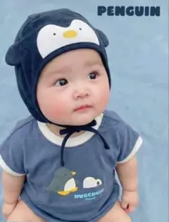 新品】HUGCHUM FRIENDS ペンギン ロンパース ボンネットセット - メルカリ