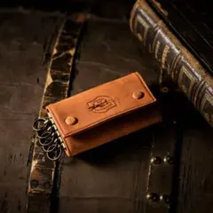 ココマイスター　ナポレオンカーフ　ブラウンレザーキーケース