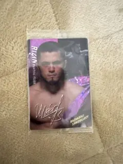 RIZIN サイン入りカード No.33 ラジャブアリシェイドラエフ　ウエハース