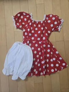 ミニーちゃん キッズ 子供用 仮装 ディズニー ミニーのサムネイル