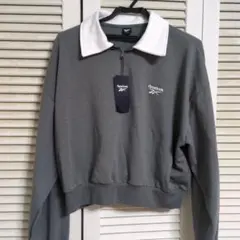 Reebok チャコールグレー トレーナー L