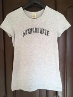 アバクロ(ABERCROMBIEANDFITCH)ロゴ入りTシャツ美シルエット